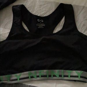 Green Nfinity Sports Bra